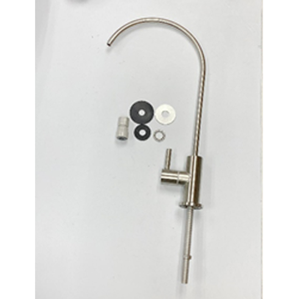 Long stem stainless steel faucet