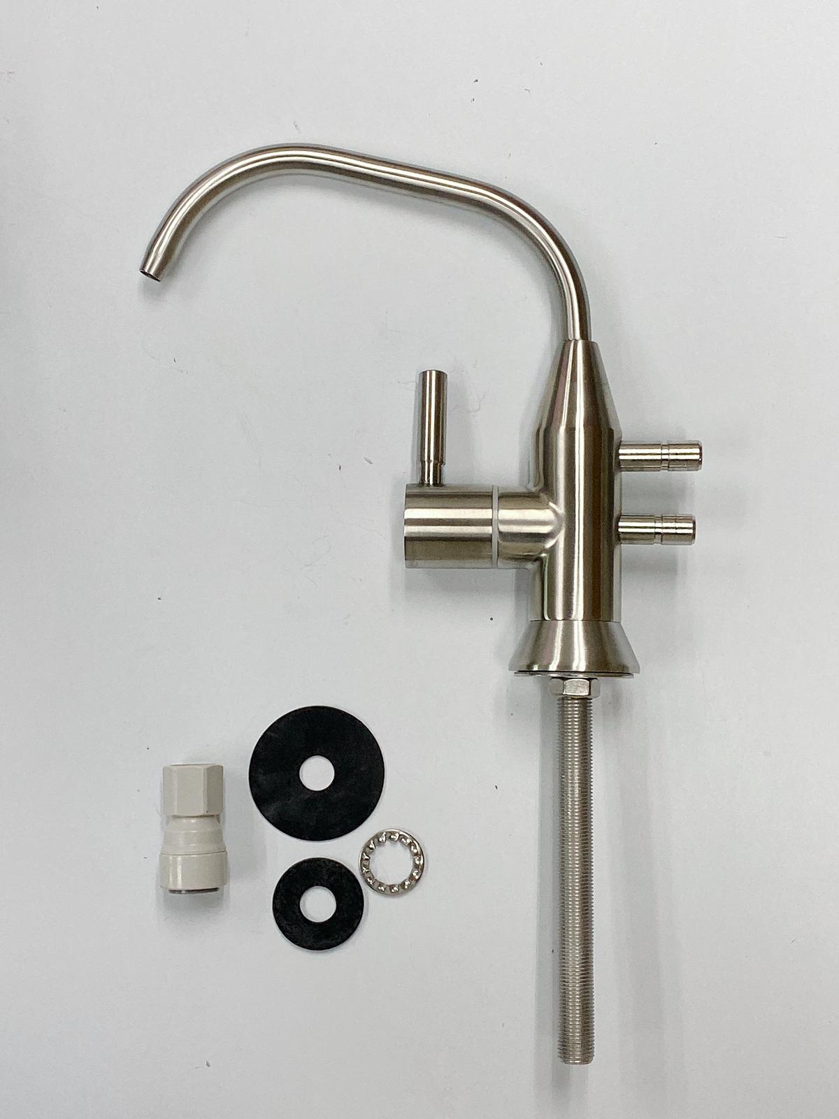 Short head stainless steel faucet